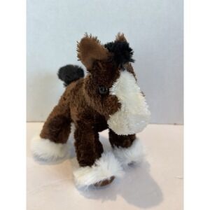 Aurora Horse Plush Stuffed Animal 7" Dark Brown